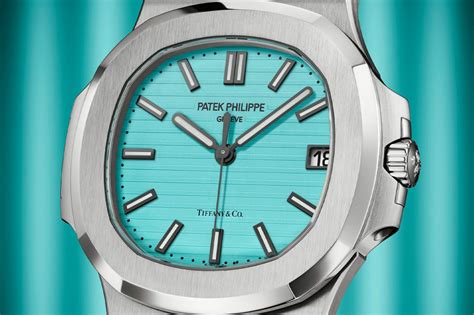 patek philippe nautilus tiffany dial|Patek Philippe tiffany watch blue.